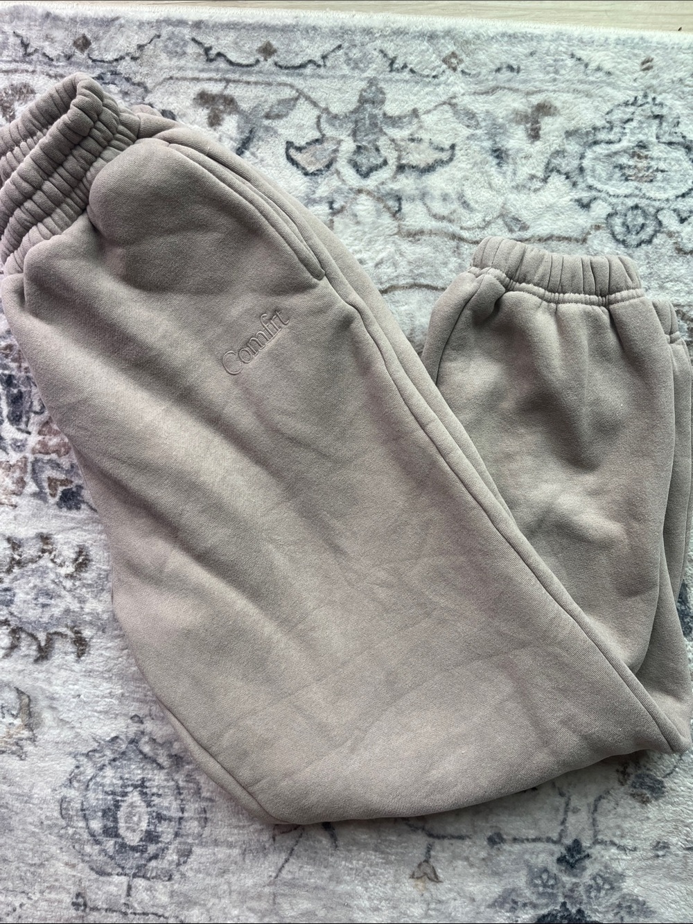 Comfrt Kids Taupe Sweatpants - Cozy Joggers XL
